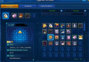 CONTA AOA NADMO FULL LEGIT END GAME - Digimon Masters Online