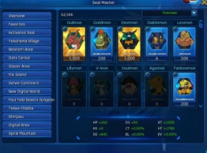 CONTA AOA NADMO FULL LEGIT END GAME - Digimon Masters Online