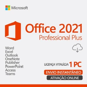 Licença Office 2021 Chave Online Original - Softwares e Licenças