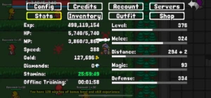 Vendo Acc Rucoy LvL 376 Pally/Knight - Rucoy Online