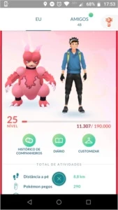 Conta Lv 25 POKEMON GO - Pokémon