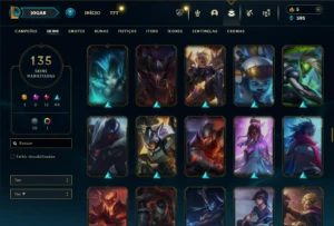 Prata 4 com 150 Champs e 135 Skins ( JG / MID / TOP ) - League of Legends LOL