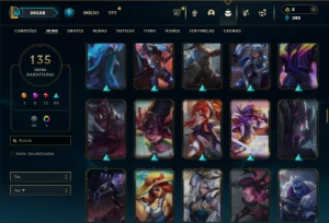 Prata 4 com 150 Champs e 135 Skins ( JG / MID / TOP ) - League of Legends LOL