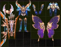 Megamu - All Set Blue Elf Anc C/Boots Skt + Bow &Quiver - MU Online