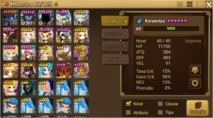 Summoner Wars Conta Mid Game 33 6*, 13 nat 5 - Summoners War