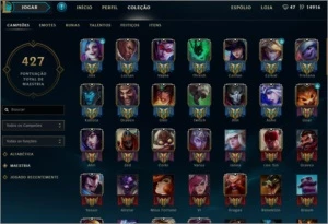 Conta lol - Platina V - 142 skins - TODOS champions - League of Legends