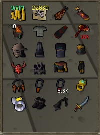 Conta OSRS Zerker 1.7b bank, infernal cape e Quiver - Runescape