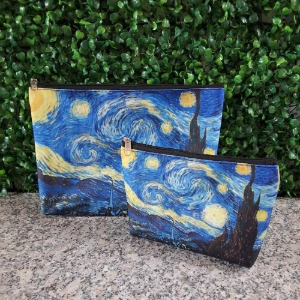 Kit de Necessaires Van Gogh Céu Estrelado - Artesanato e Personalizados