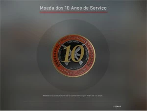 Conta old Steam 18 Anos com medalhas de 5 e 10 anos csgo - Counter Strike