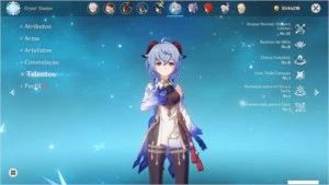 AR 57 com Kazuha C2, Ganyu, Venti e mais! - Genshin Impact