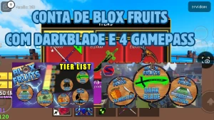 Conta Blox Fruits com Darkblade - Roblox