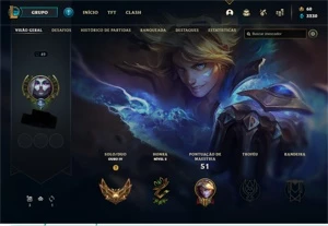 Conta League of legends Smurf ouro4 LOL
