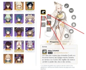 Conta Genshin Impact AR51 3  Personagens 5*