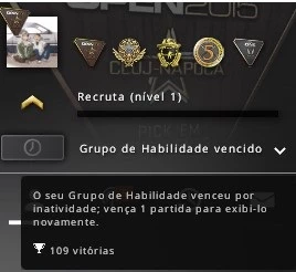 CS:GO PRIME: STEAM 7 ANOS / 5 MEDALHAS / 109 WINS / 354HRs - Counter Strike