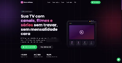 Landing page para IPTV