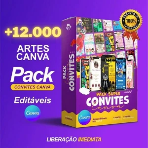 + de 12.000 Artes editáveis do Canvas