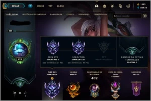 Vendo conta league of legends diamante 2 LOL