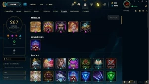 Conta  562 Skins - League of Legends LOL
