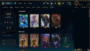 Conta  562 Skins - League of Legends LOL