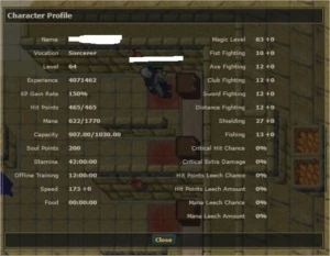 (Dolera-PVP Enforced) MS - Level 64 - ML 63+0 - Tibia