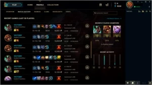 CONTA PLATINA 2 - League of Legends LOL