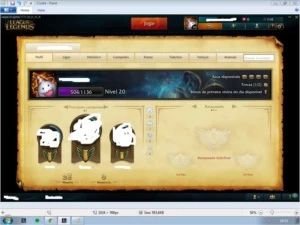 Vendo Conta Lvl 20 - League of Legends LOL