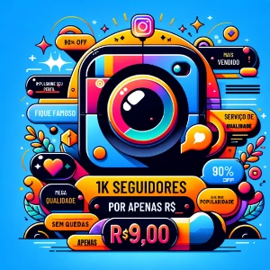 [Promoção] 1K Seguidores Instagram por apenas R$ 9,00