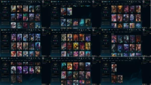 conta lol platina 1 - 108 skins - 1700 reais gastos - League of Legends