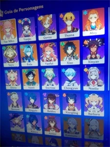 Conta genshin impact AR 51*Eula*Venti*Yae Miko*Xiao* Barato