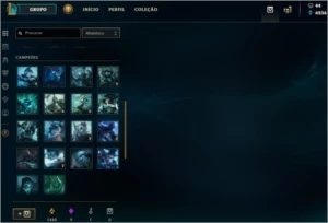 Conta League of Legends 110 campeões / Gold s8 / 77 skins LOL