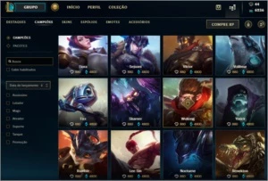 Conta League of Legends 110 campeões / Gold s8 / 77 skins LOL