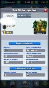 ARENA 9 * XP 9 + CV7 RECENTE !!! - Clash of Clans