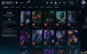 Conta LoL, 114 Skins, +120 Campeões Unranked - League of Legends