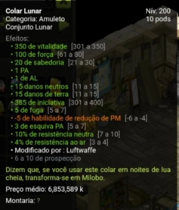 Itens/set De Força Pvp Lvl 200 No Brutas - Dofus
