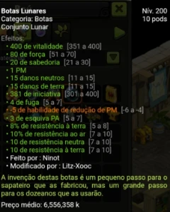 Itens/set De Força Pvp Lvl 200 No Brutas - Dofus