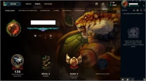 Conta de LoL, Gold V, lvl 35 - League of Legends