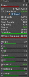 SELL RP LVL 219 LUTABRA CHAR LOVE 2 RUNAS - Tibia