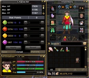Contas no servidor Aries Flyff Universe - Ragnarok Online