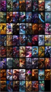Conta de League Of Legends PLAT5 +60 Skins LOL
