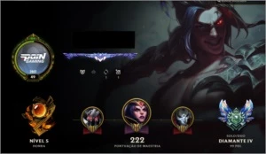 Conta diamante 4 75 champs 48 skins - League of Legends LOL