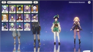 Venti+ qiqi+ benete c1 e amigos  Baratinhos - Genshin Impact