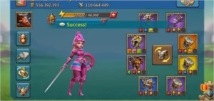 conta top 560 m de poder e barata p/ vc n ser fazendeiro - Lords Mobile