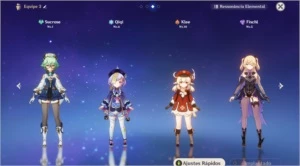 AR 13 -  Qiqi C1 + Klee + 5 personagens 4 Star(Fischl) - Genshin Impact
