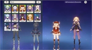 AR 13 -  Qiqi C1 + Klee + 5 personagens 4 Star(Fischl) - Genshin Impact