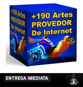 +190 Pack Artes Provedor De Internet Editável Em Psd + Bônus - Serviços Digitais
