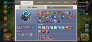 CV13 SEMI FULL CLASH OF CLANS 11 SKINS MIL GEMAS PAISAGEM
