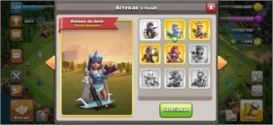 CV13 SEMI FULL CLASH OF CLANS 11 SKINS MIL GEMAS PAISAGEM