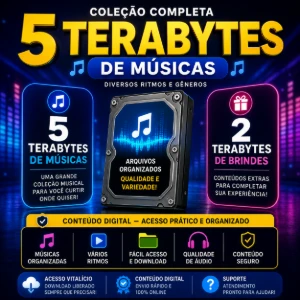 🎵 Coleção Musical Digital – 5 Tb + 2 Tb De Bônus! 🎵 - Outros