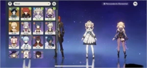 Conta Genshin Impact AR48 Venti e Diluc + 8769 gemas