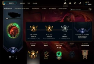 Conta Ouro 3 - 147 Skins e Todos Campeões - League of Legends LOL